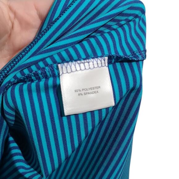 Peter Millar Summer Comfort Blue Purple Striped Polo Shirt XXL NWT - Picture 5 of 5